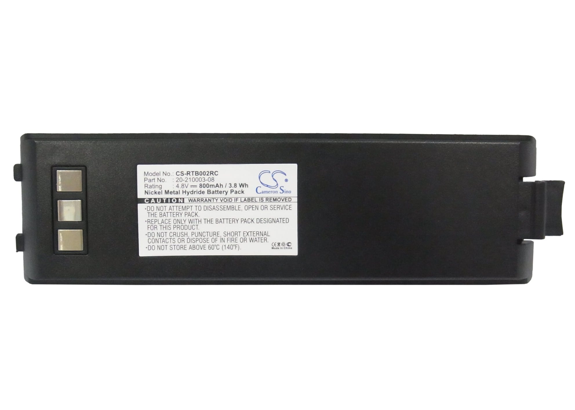 Batteri til fjernkontroll for RTI T2