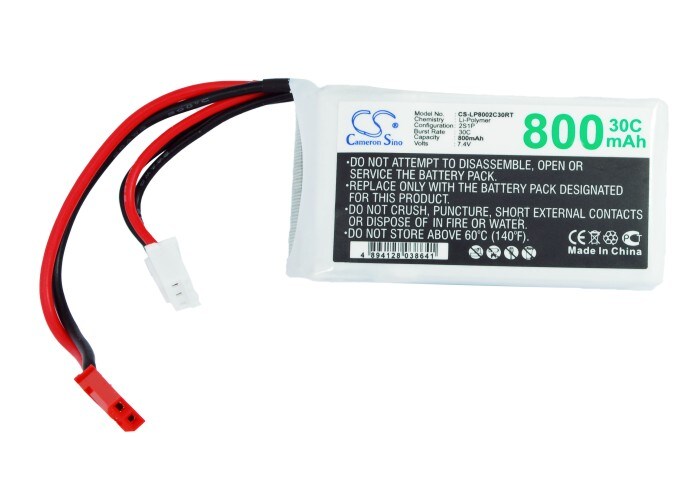 Batteri for helikopter/Fly for RC CS-LP8002C30RT