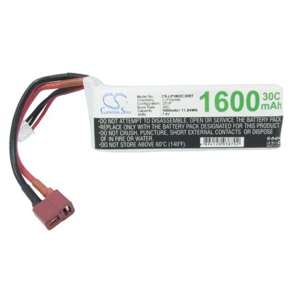Batteri til tankbil for RC CS-LP1602C30RT