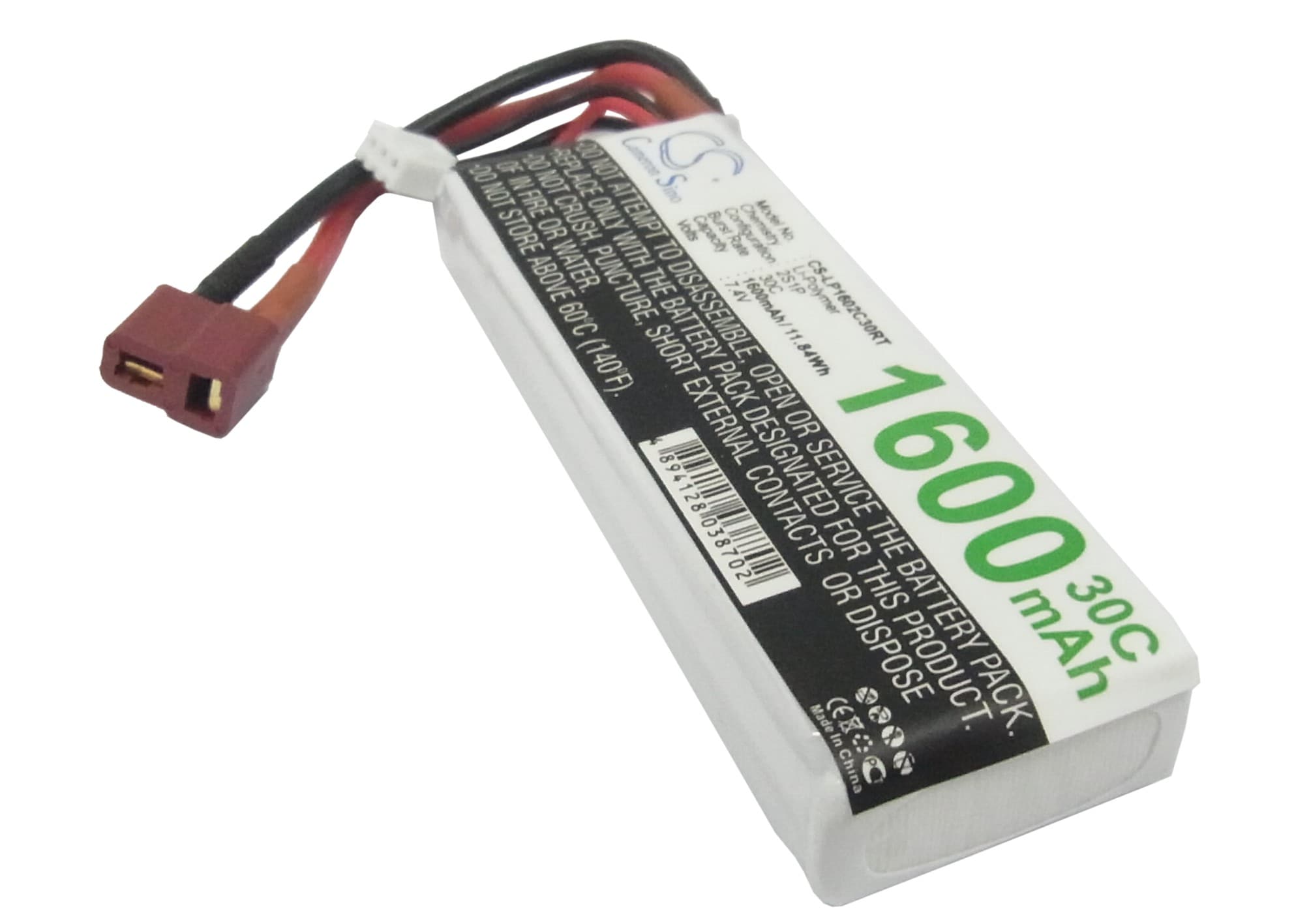Batteri til tankbil for RC CS-LP1602C30RT