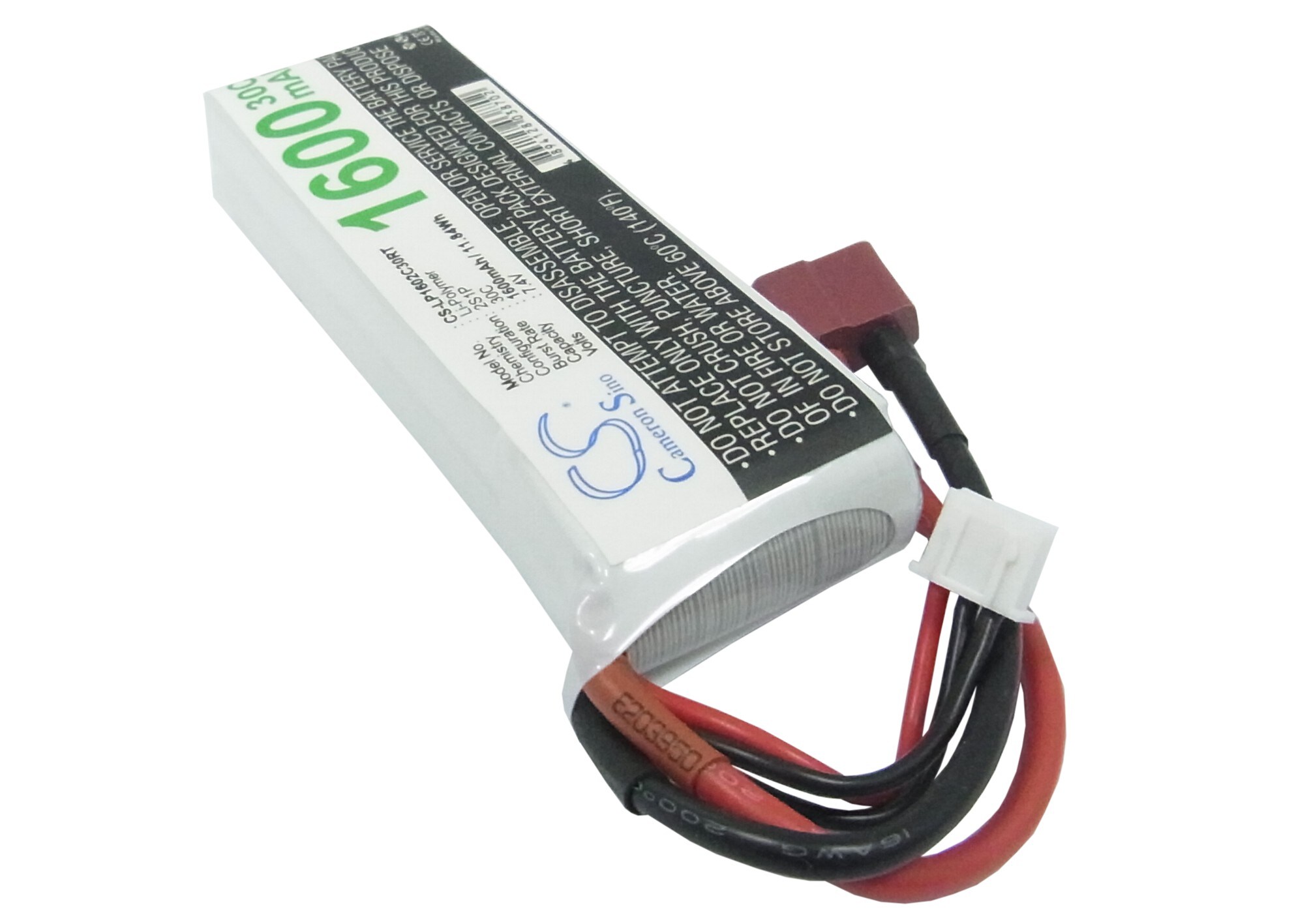Batteri til tankbil for RC CS-LP1602C30RT