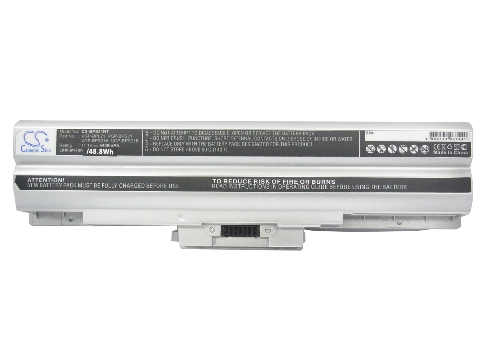 Batteri til bærbar PC for Sony VAIO VGN-AW41JF, VAIO VGN-AW41MF og andre.