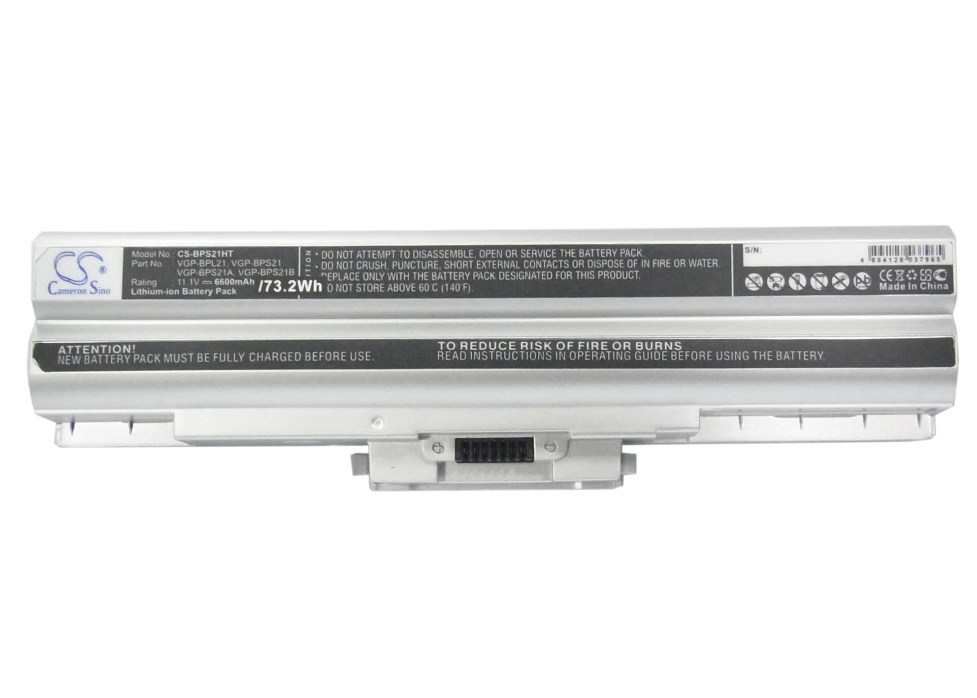 Batteri til bærbar PC for Sony VAIO VGN-AW41JF, VAIO VGN-AW41MF og andre.
