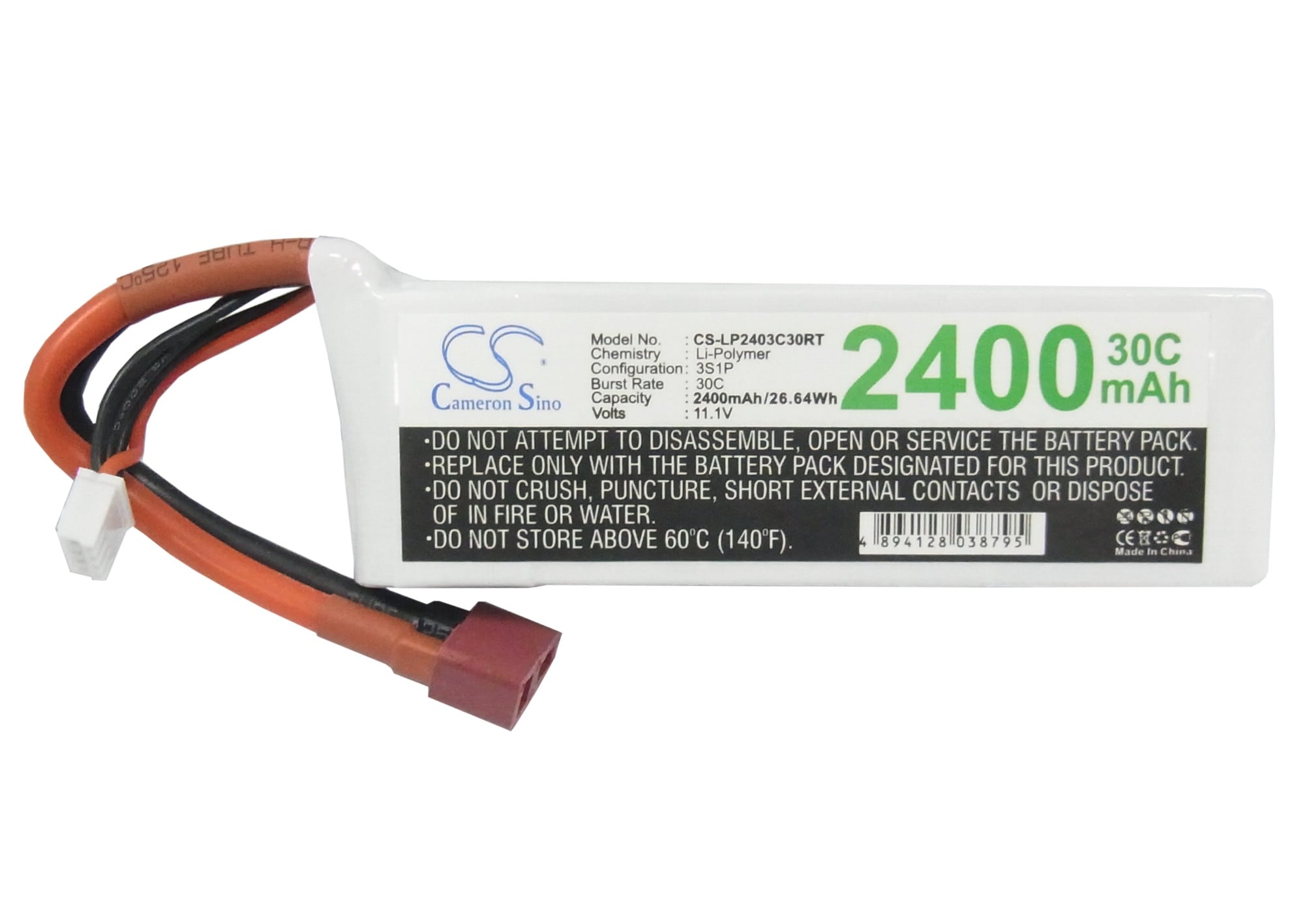 Batteri til robot for RC CS-LP2403C30RT