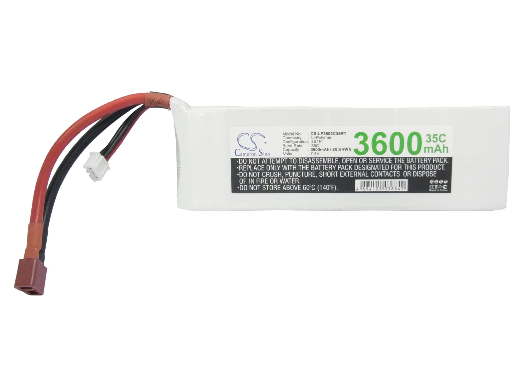 Batteri til robot for RC CS-LP3602C35RT