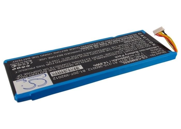Batteri for fjernkontroll for Crestron TPMC-8X, TPMC-8X WiFi, 6502269