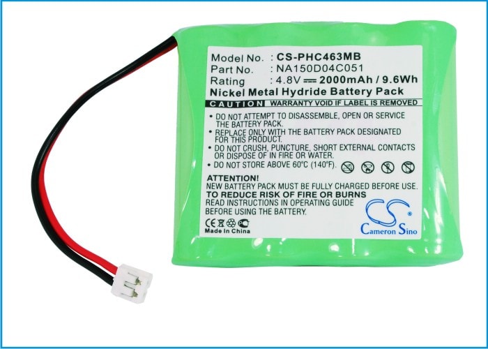 Batteri til BabyPhone for Philips SBC-SC463, SBC-SC465, SBC-SC467 og andre.