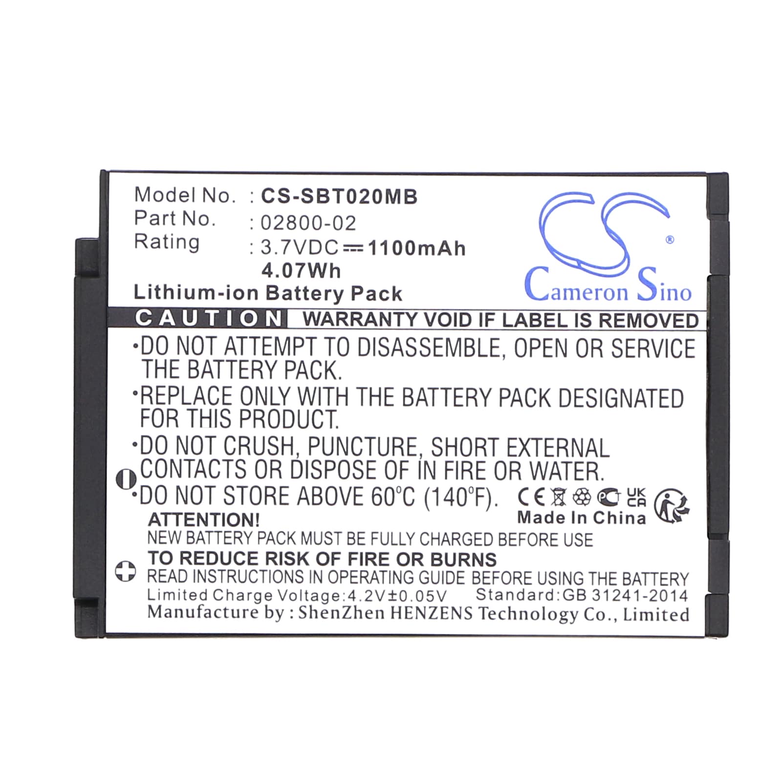 Batteri til BabyPhone for Luvion 88 Essential, Essential, Easy Plus osv.