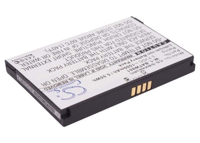 Batteri for hotspot for NETGEAR Mingle 3G, Mingl 4G, NTGR778AVB og andre.