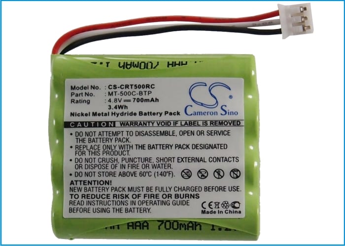 Batteri for fjernkontroll for Crestron MT-500C, MT-500C-RF, TSU6010