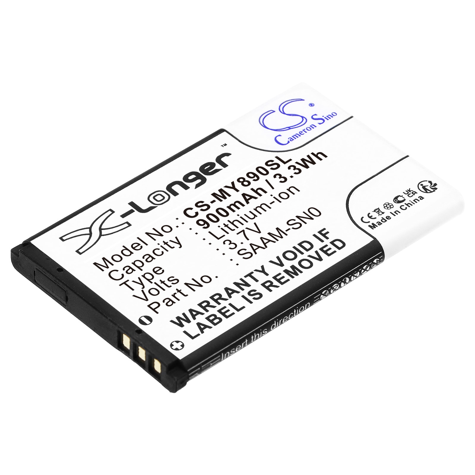 Batteri for ZiO Dual D1, Lupus L1, Premium P1 spillkonsoll