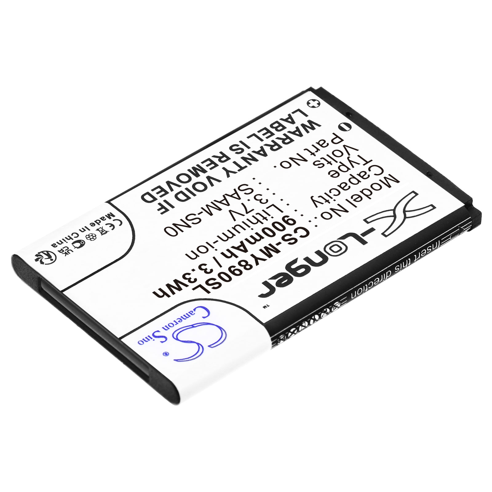 Batteri for ZiO Dual D1, Lupus L1, Premium P1 spillkonsoll