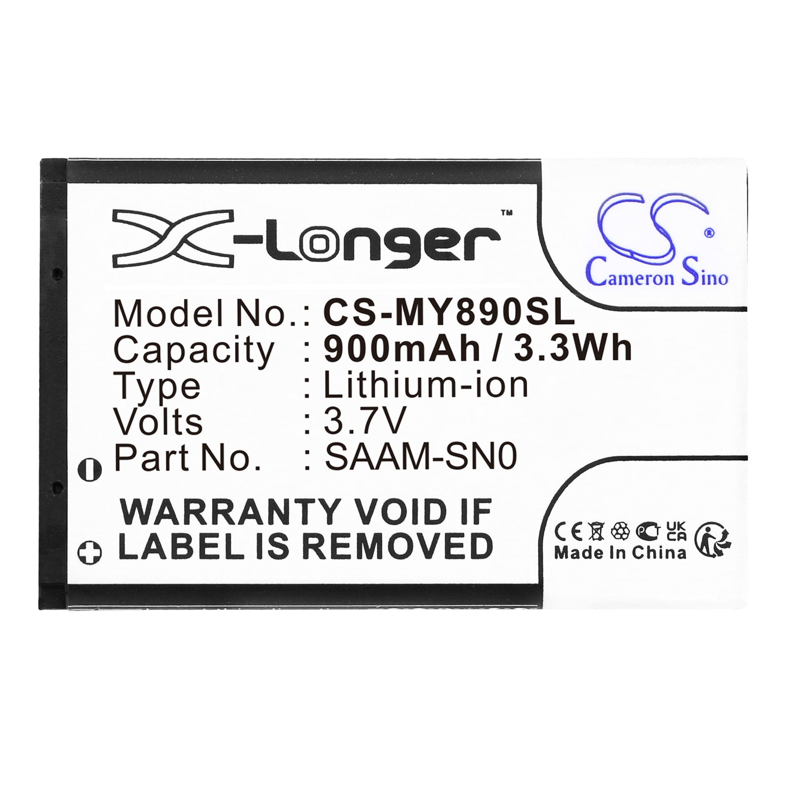 Batteri for ZiO Dual D1, Lupus L1, Premium P1 spillkonsoll