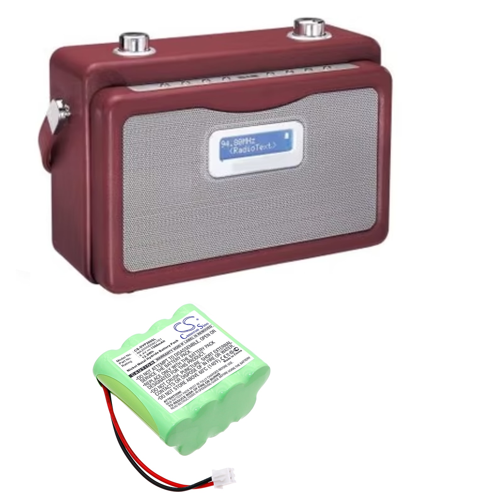 Batteri for DAB Digital for Dual DAB 20