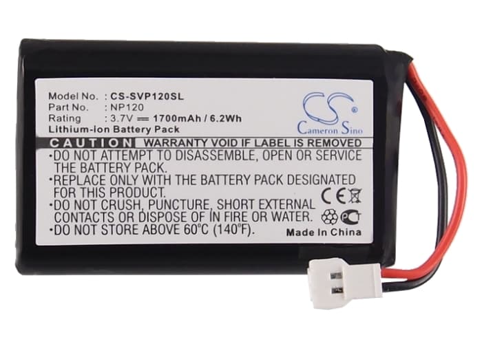 Batteri til opptaker for Seecode Vossor Phonebook, Vossor Plus, Mirrow III osv.