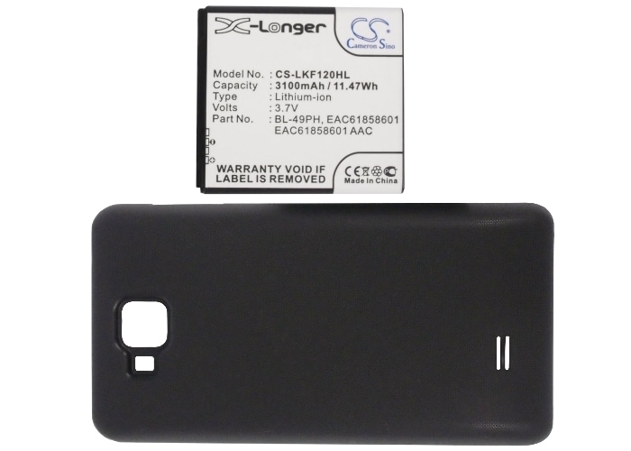 Batteri for SmartPhone, Mobil for LG F120, F120L, F120K