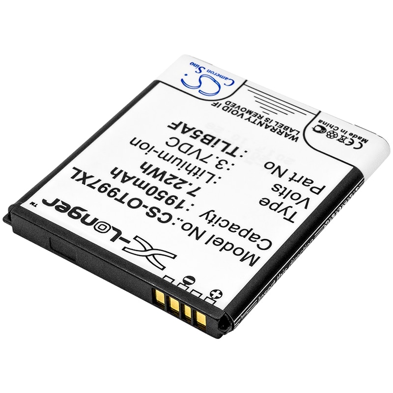 Batteri for Hotspot for Alcatel OT-5035, OT-5035D, One Touch 5035 og andre.