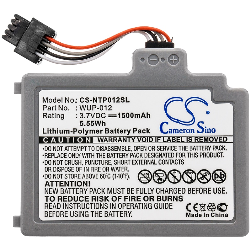 Batteri for Nintendo Wii U-spillkonsoll, Wii U GamePad, WUP-010