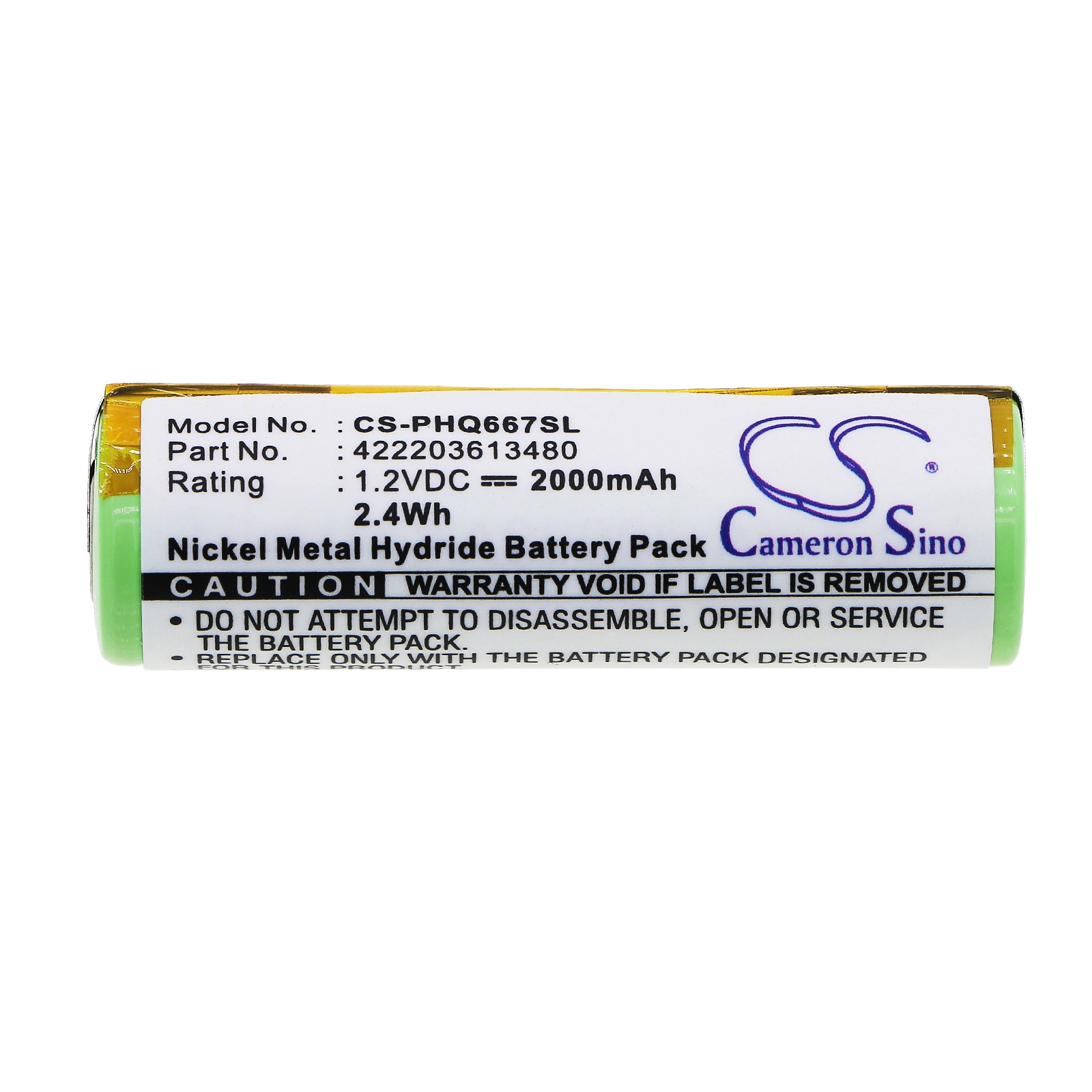 Batteri til barbermaskin for Norelco T900, T960 Auch HQG265, HQG 265
