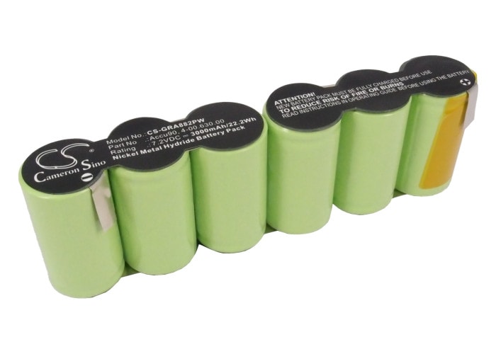 Batteri for hageredskaper for Gardena Rasenschere, Gartenschere, 8804 og andre.