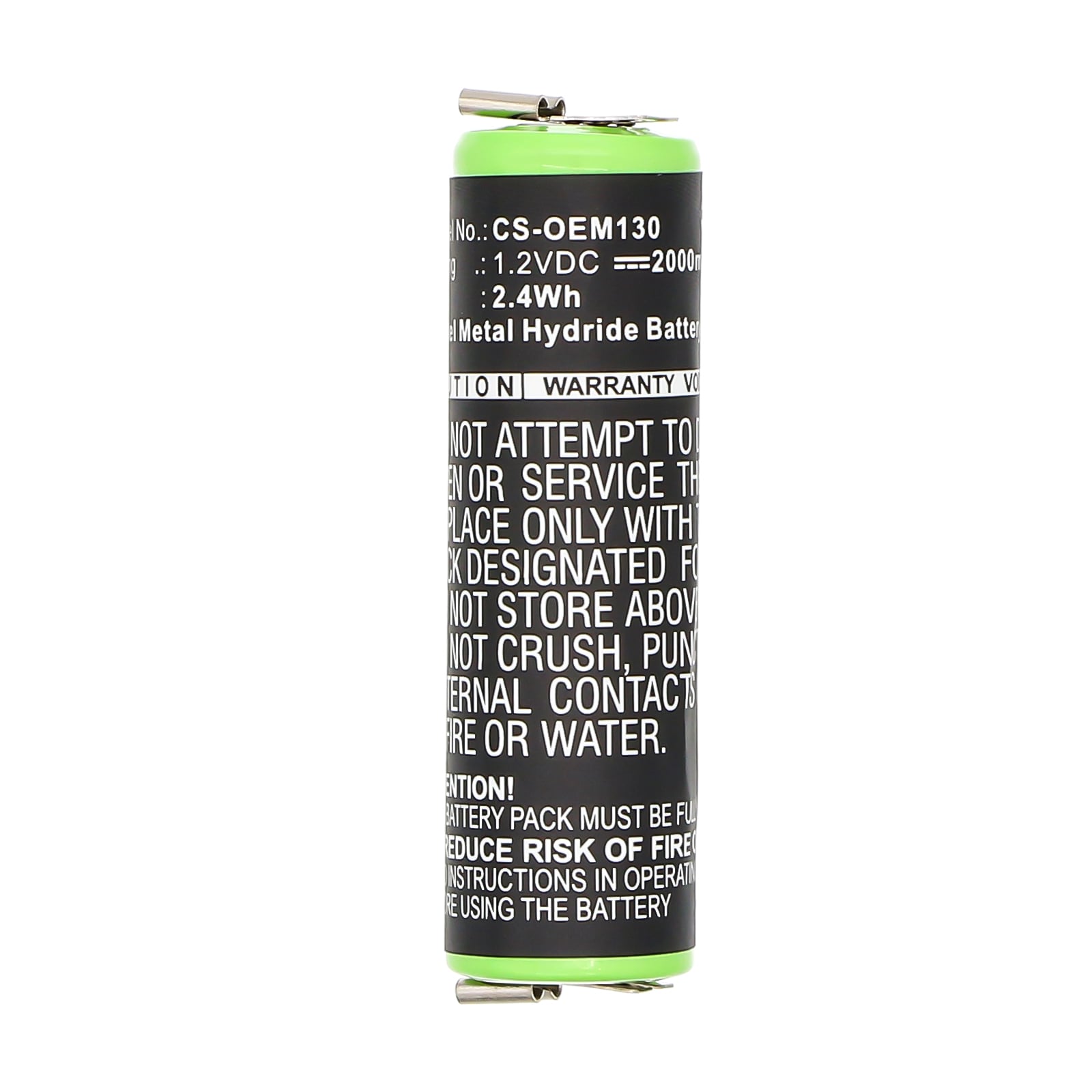 Batteri for batteripakke for tilpasset batteripakke OEM-130