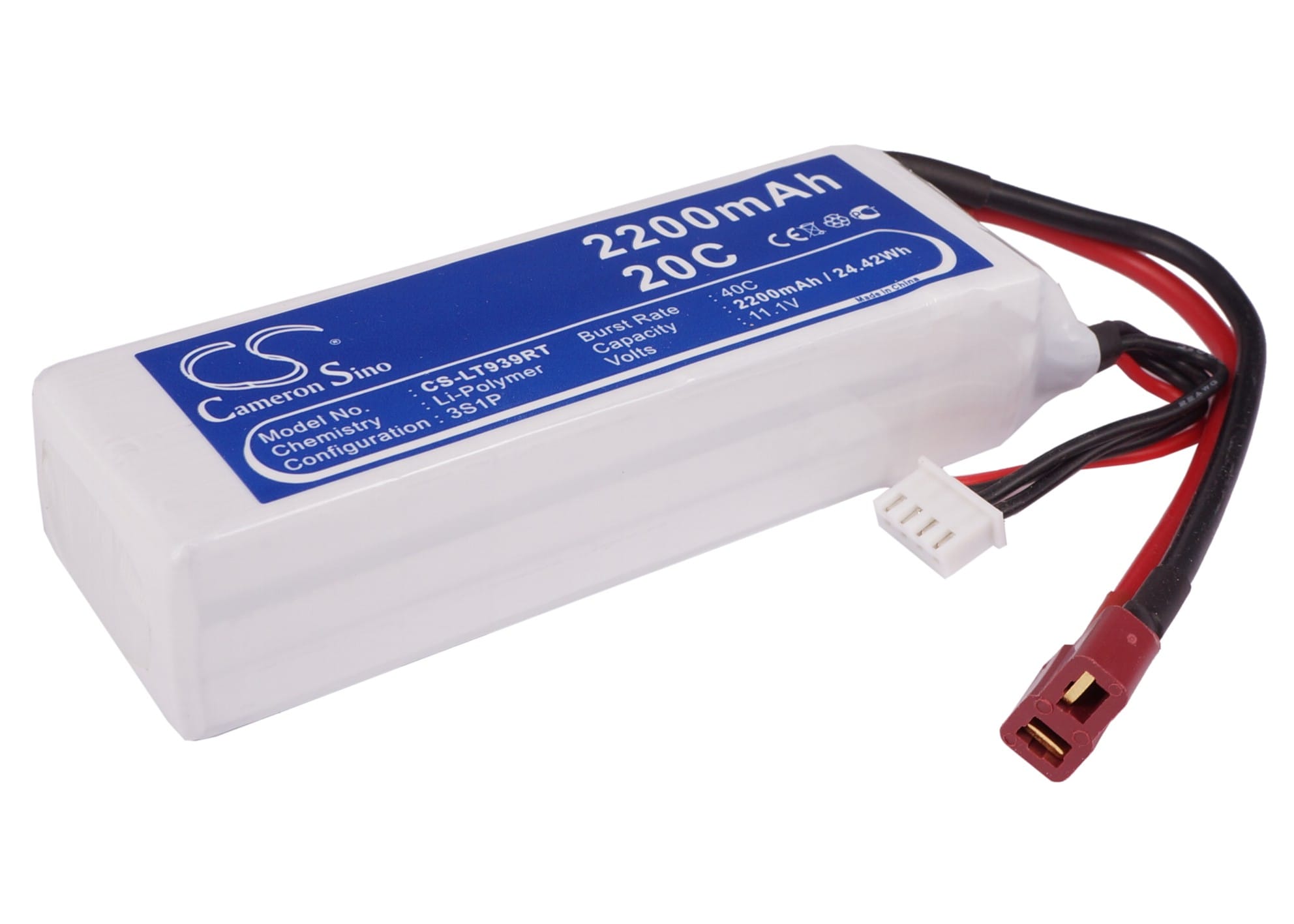 Batteri for helikopter/Fly for RC CS-LT939RT