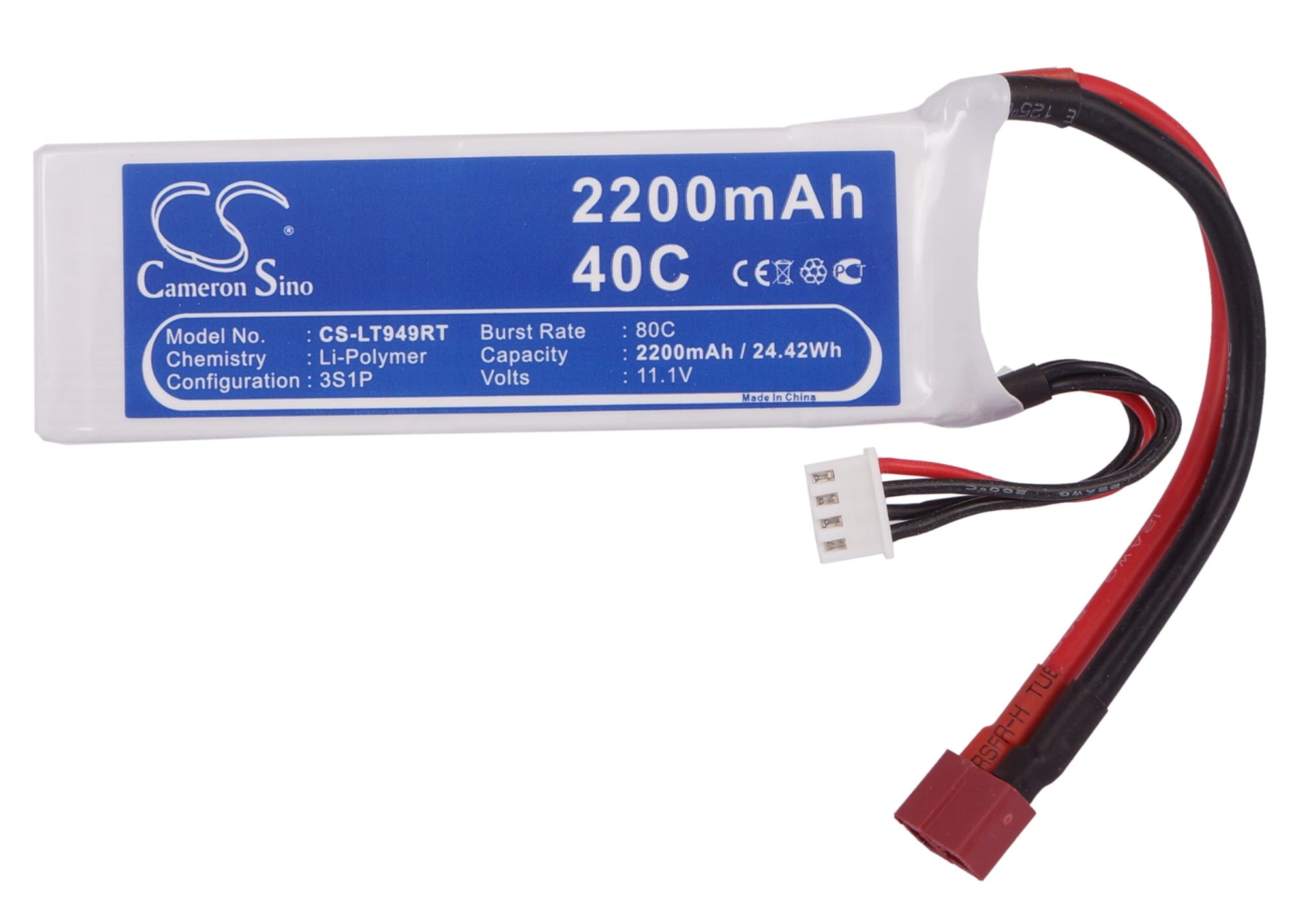 Batteri for helikopter/Fly for RC CS-LT949RT