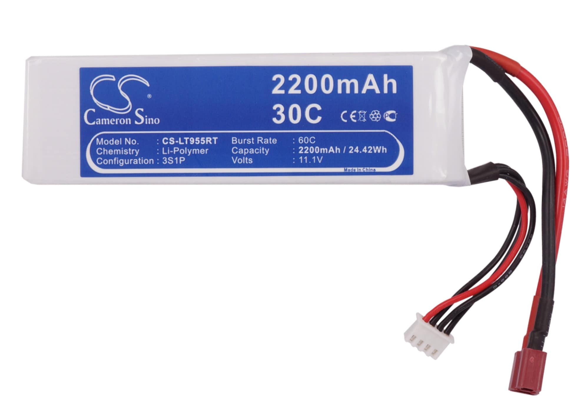Batteri til biler for RC CS-LT955RT
