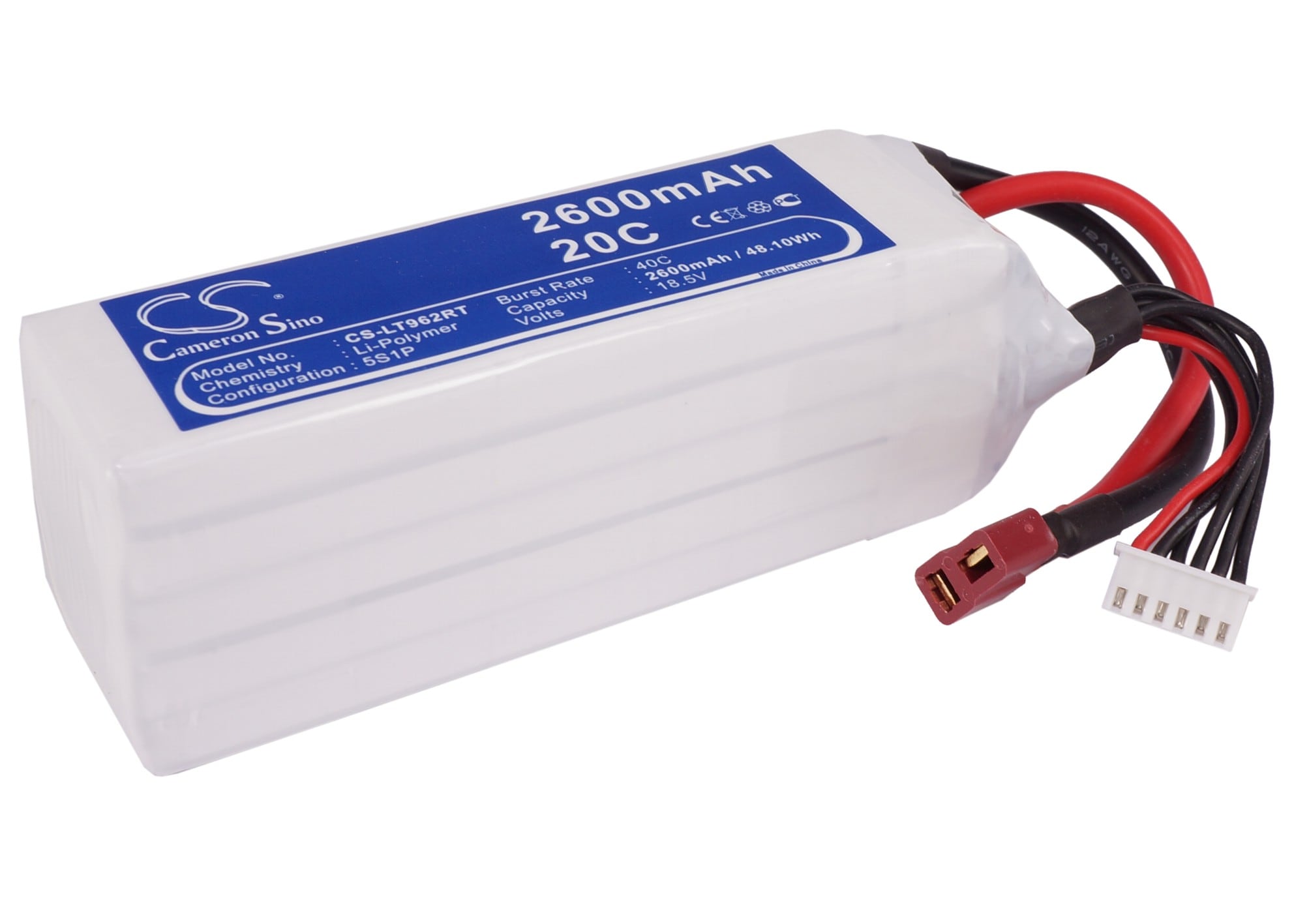 Batteri til biler for RC CS-LT962RT