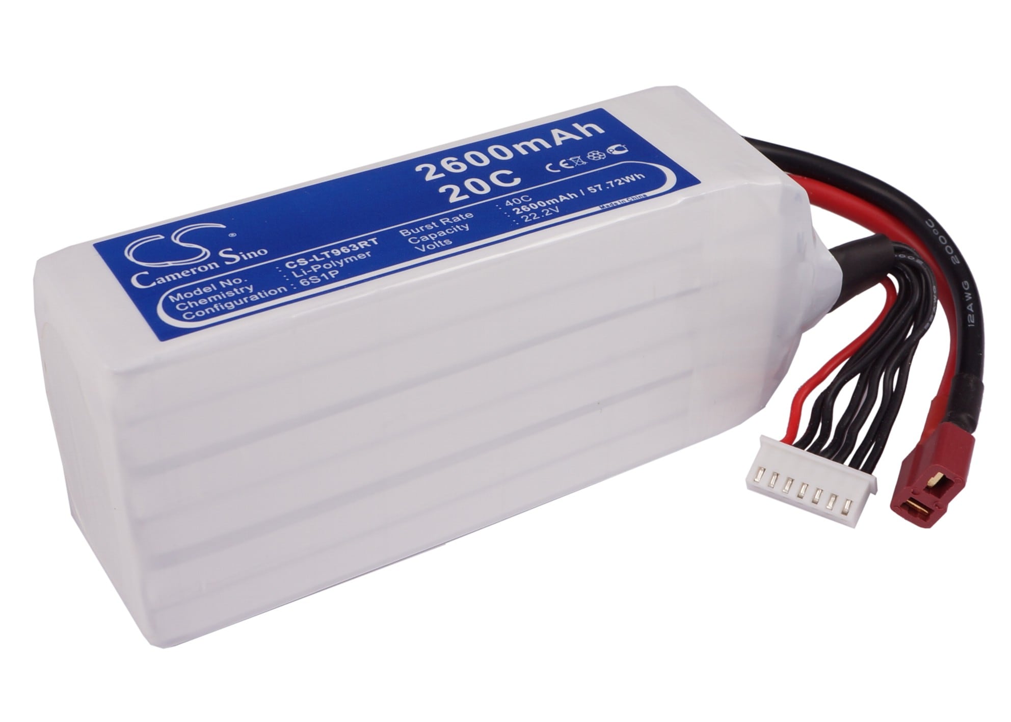 Batteri til biler for RC CS-LT963RT