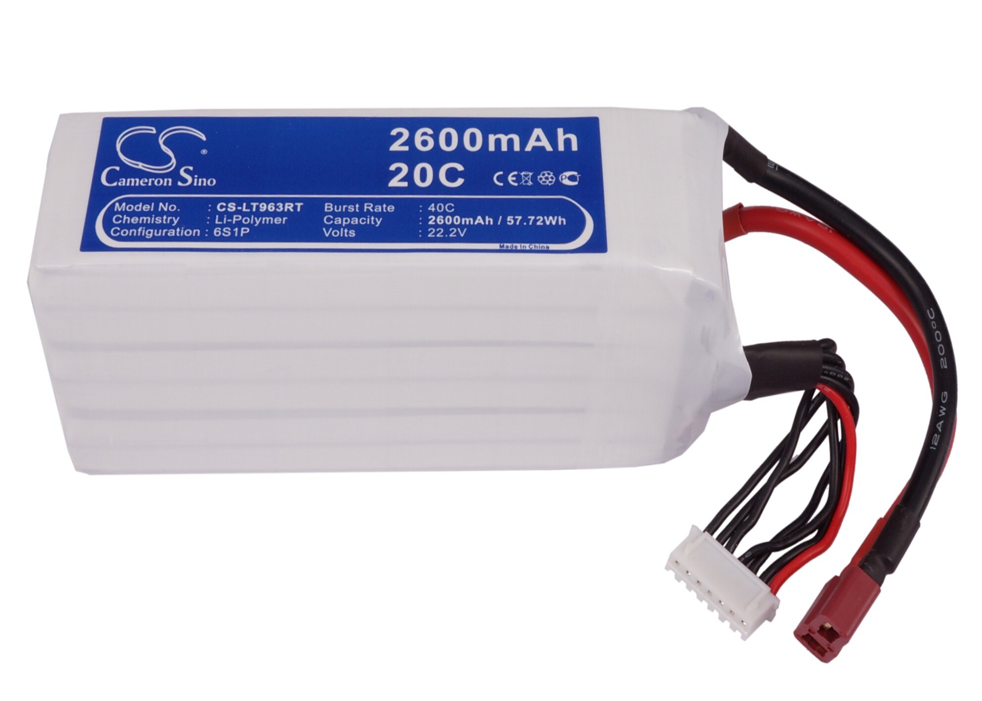 Batteri til biler for RC CS-LT963RT