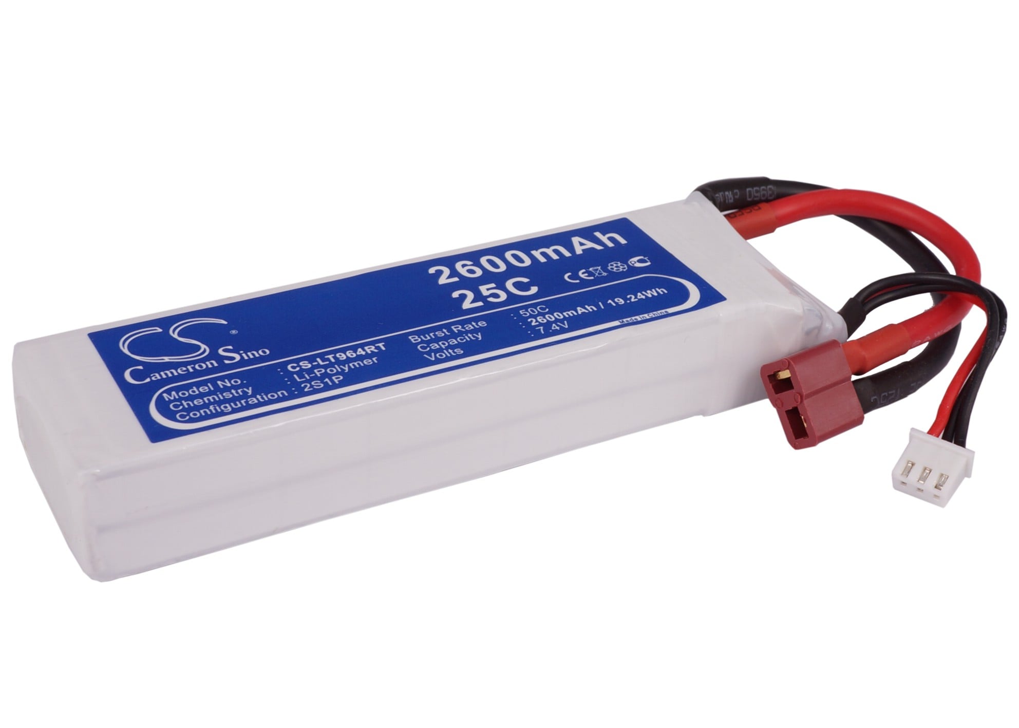 Batteri til biler for RC CS-LT964RT