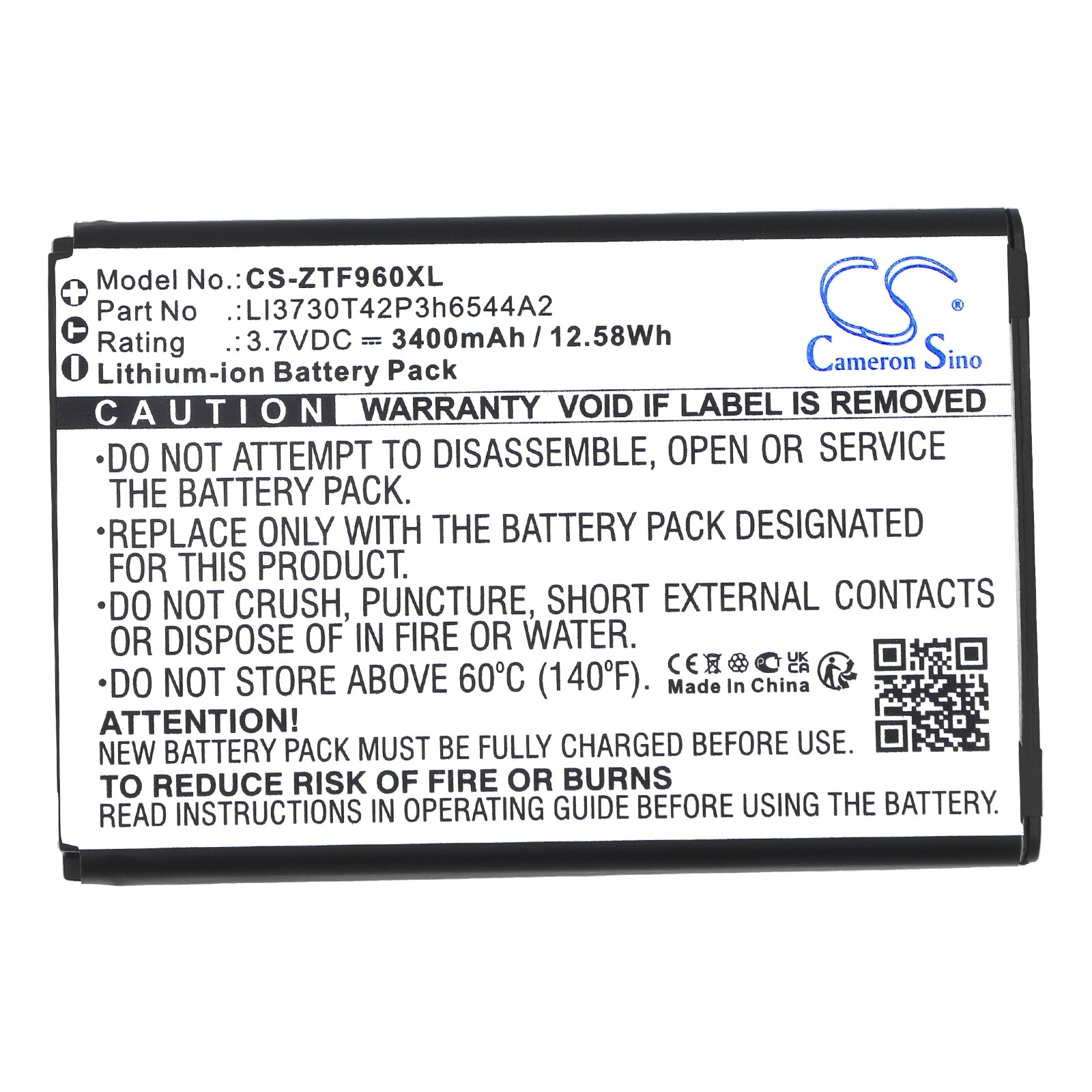 Batteri til Hotspot for T-Mobile Sonic 2.0 LTE Mobile Hotspot, MF96
