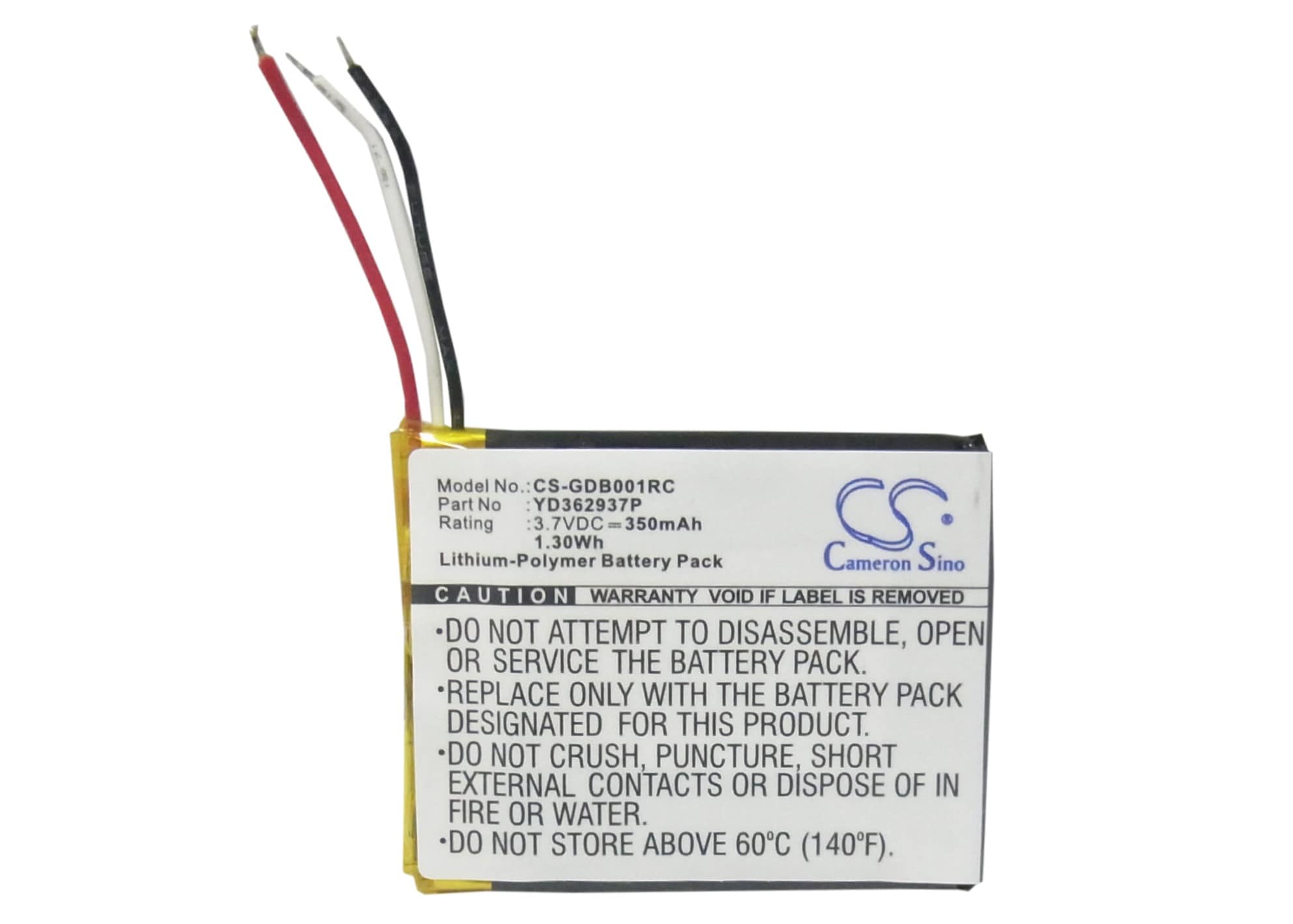 Batteri til fjernkontroll for GoPro Wi-Fi-fjernkontroll, ARMTE-001, HERO4 osv.