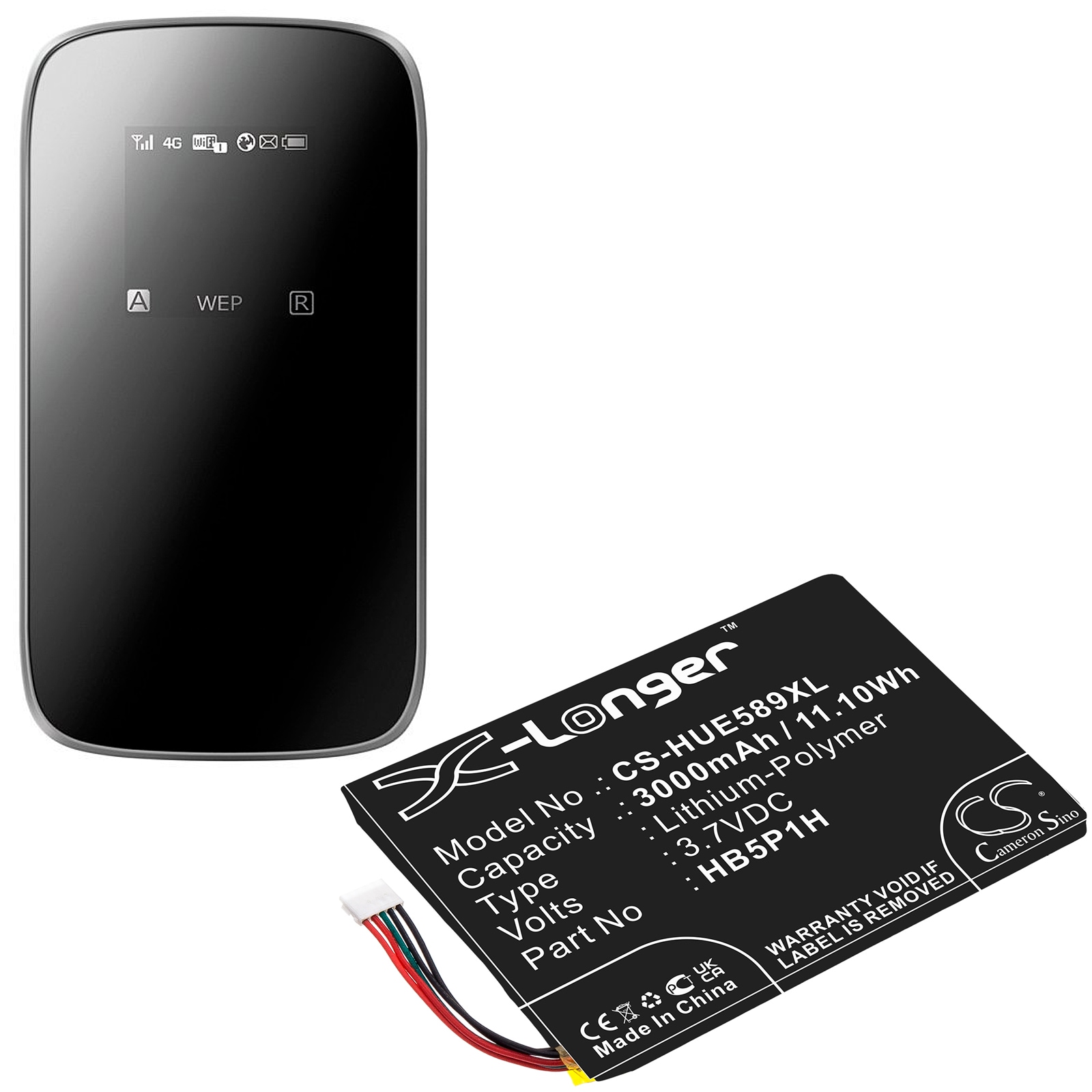 Batteri for hotspot for Telekom Speedbox LTE+ mini, Speedbox LTE mini