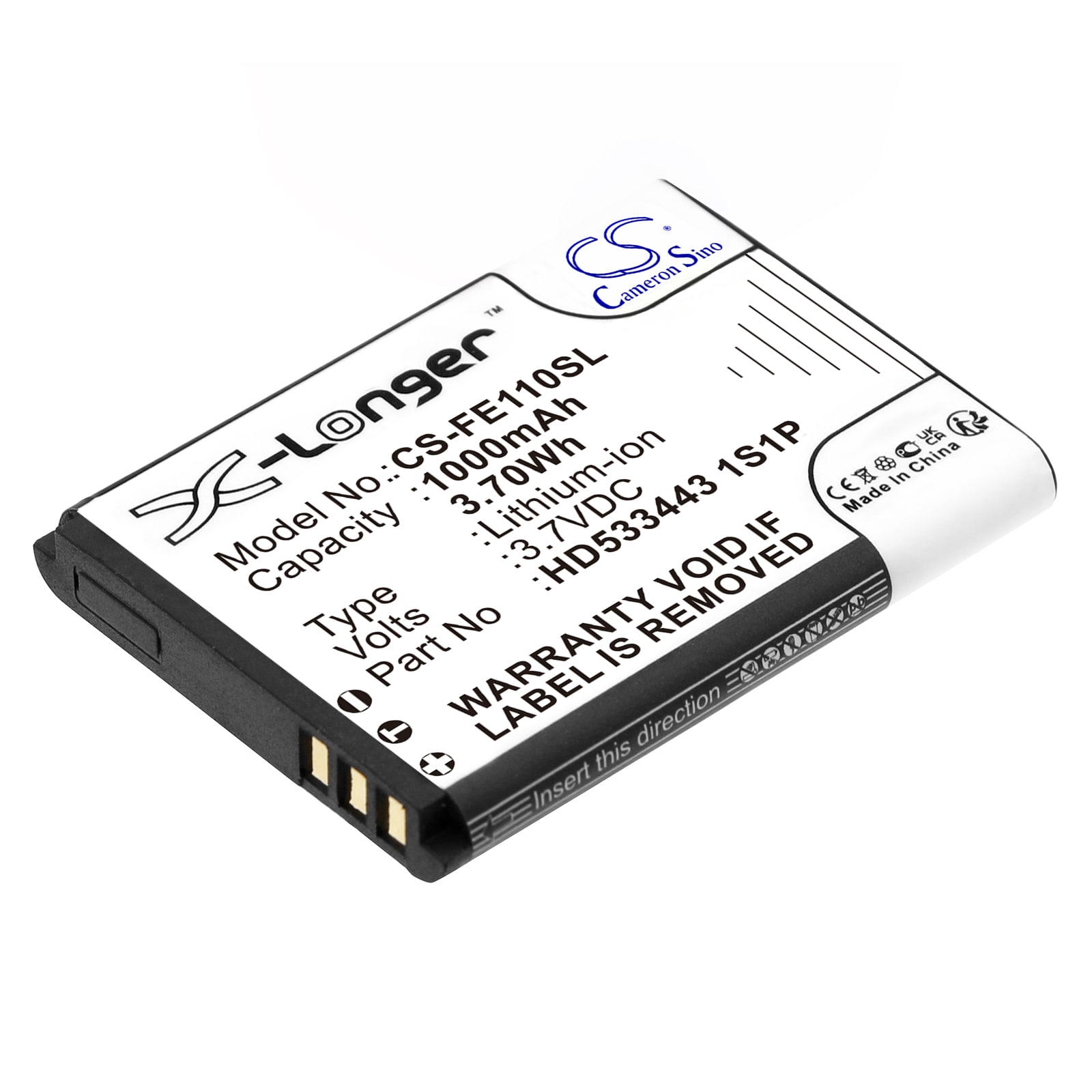 Batteri for Forsterker for Fiio E11