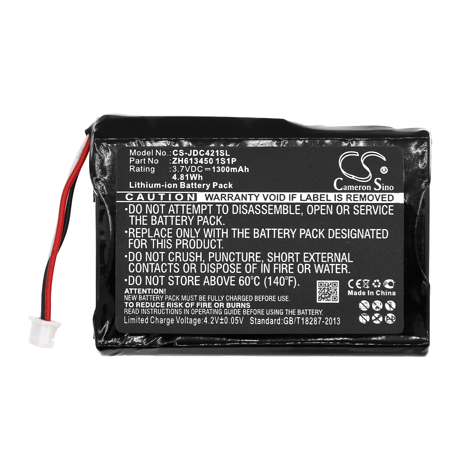 Batteri til forsterker for JDS Labs C5, C5D, C421