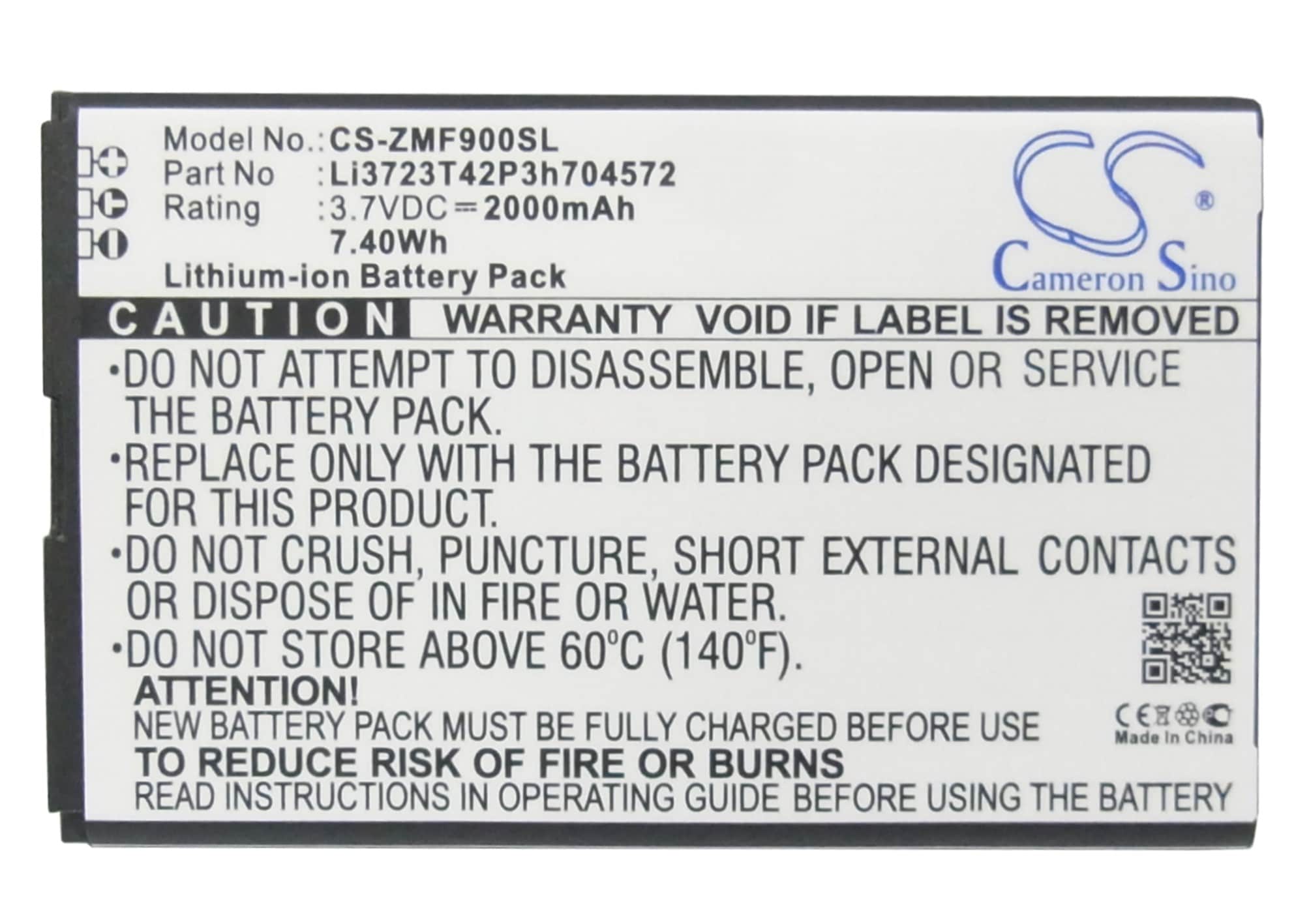 Batteri for Hotspot for ZTE MF90, MF91, MF91D og andre.