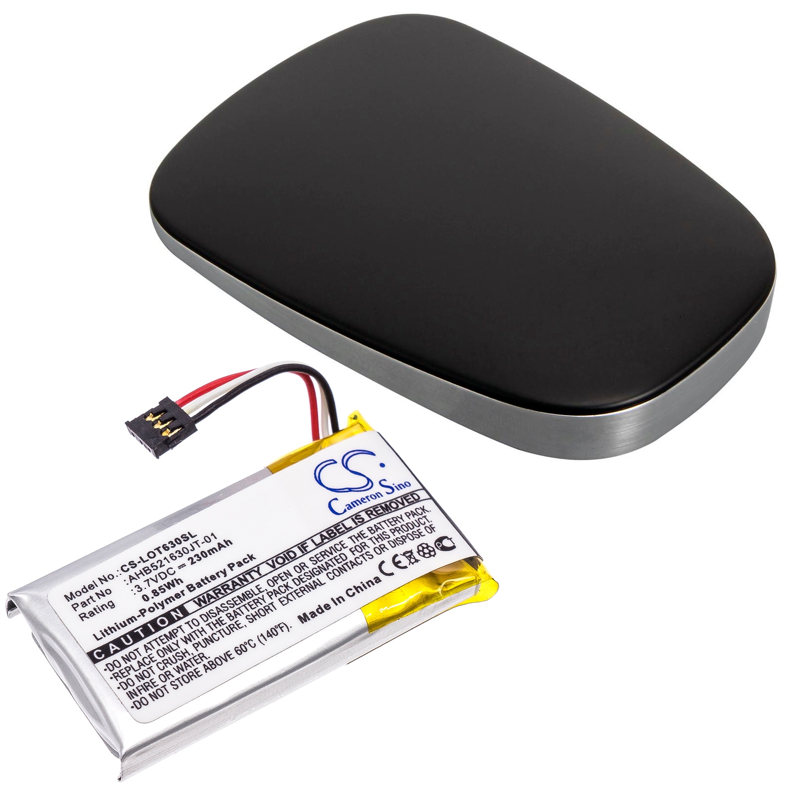 Batteri for tastatur, mus for Logitech N-R0044, Ultrathin Touch Mouse T630