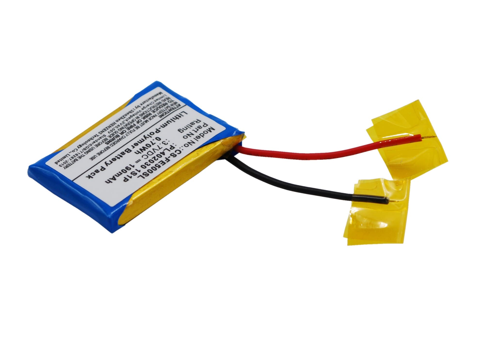 Batteri til forsterker for Fiio E5, E3, E6