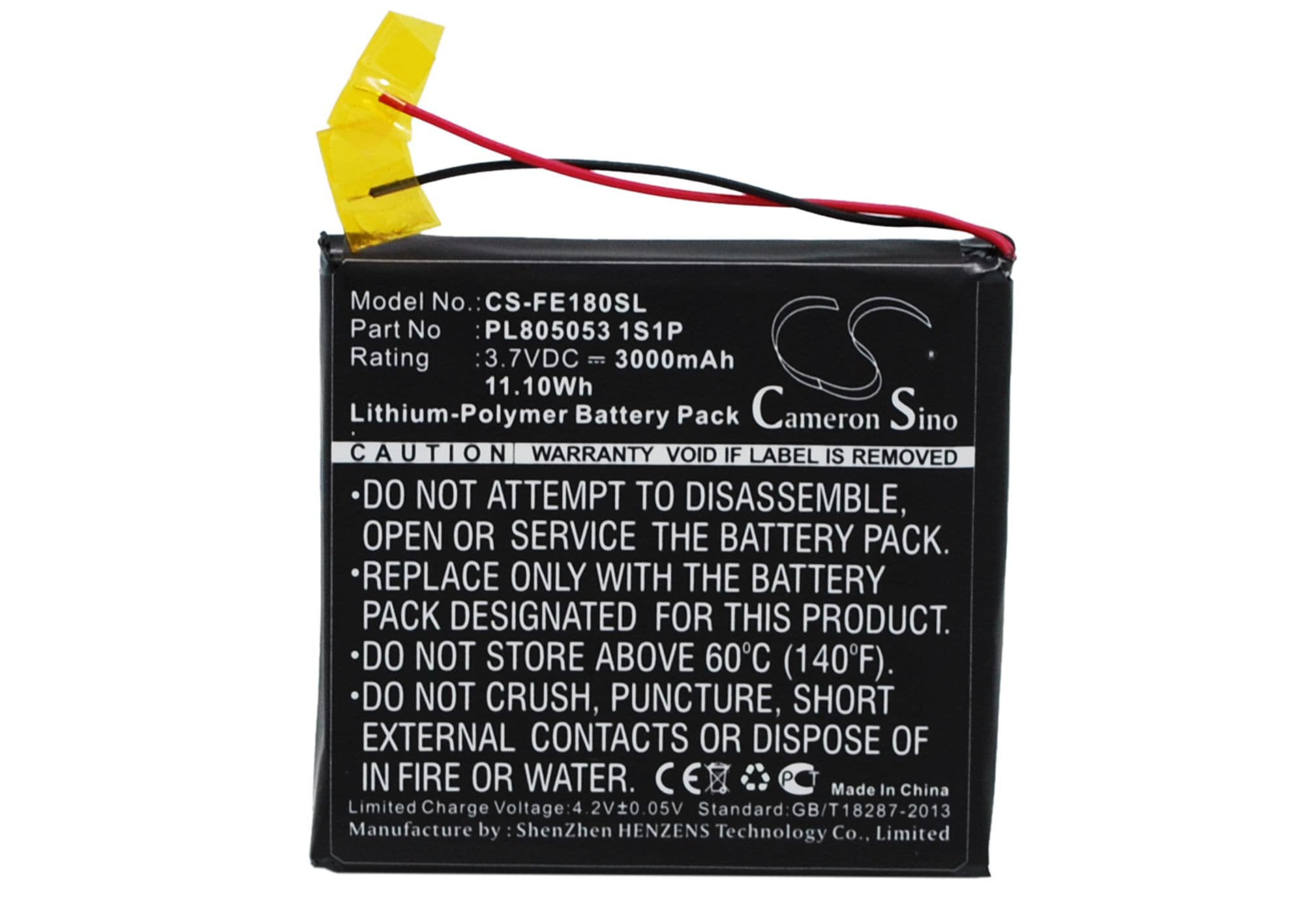 Batteri for Forsterker for Fiio E18