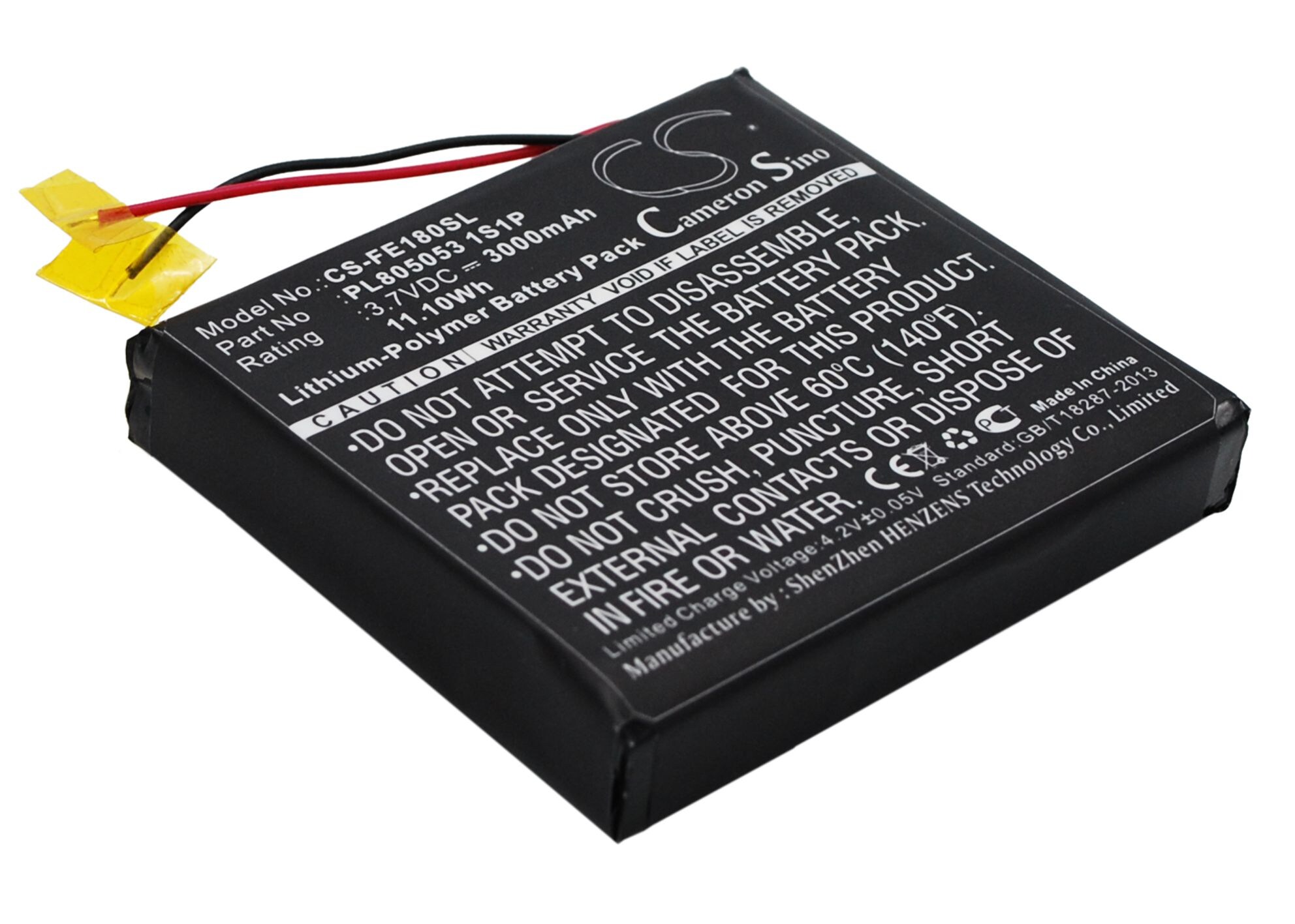 Batteri for Forsterker for Fiio E18