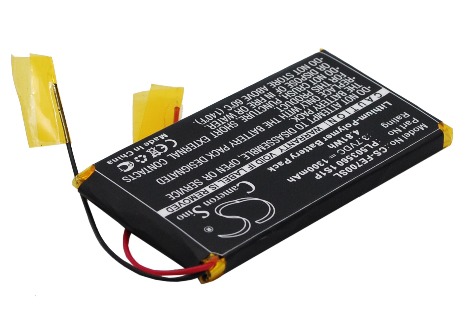 Batteri til forsterker for Fiio EO7K