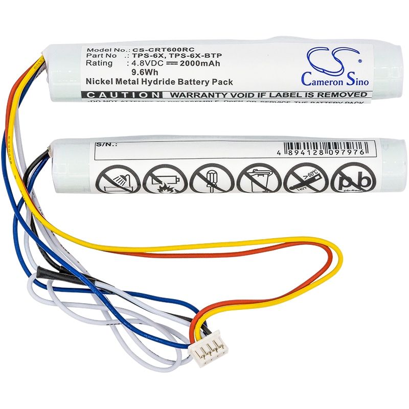 Batteri til fjernkontroll for Crestron TPS-6X trådløs berøringspanel
