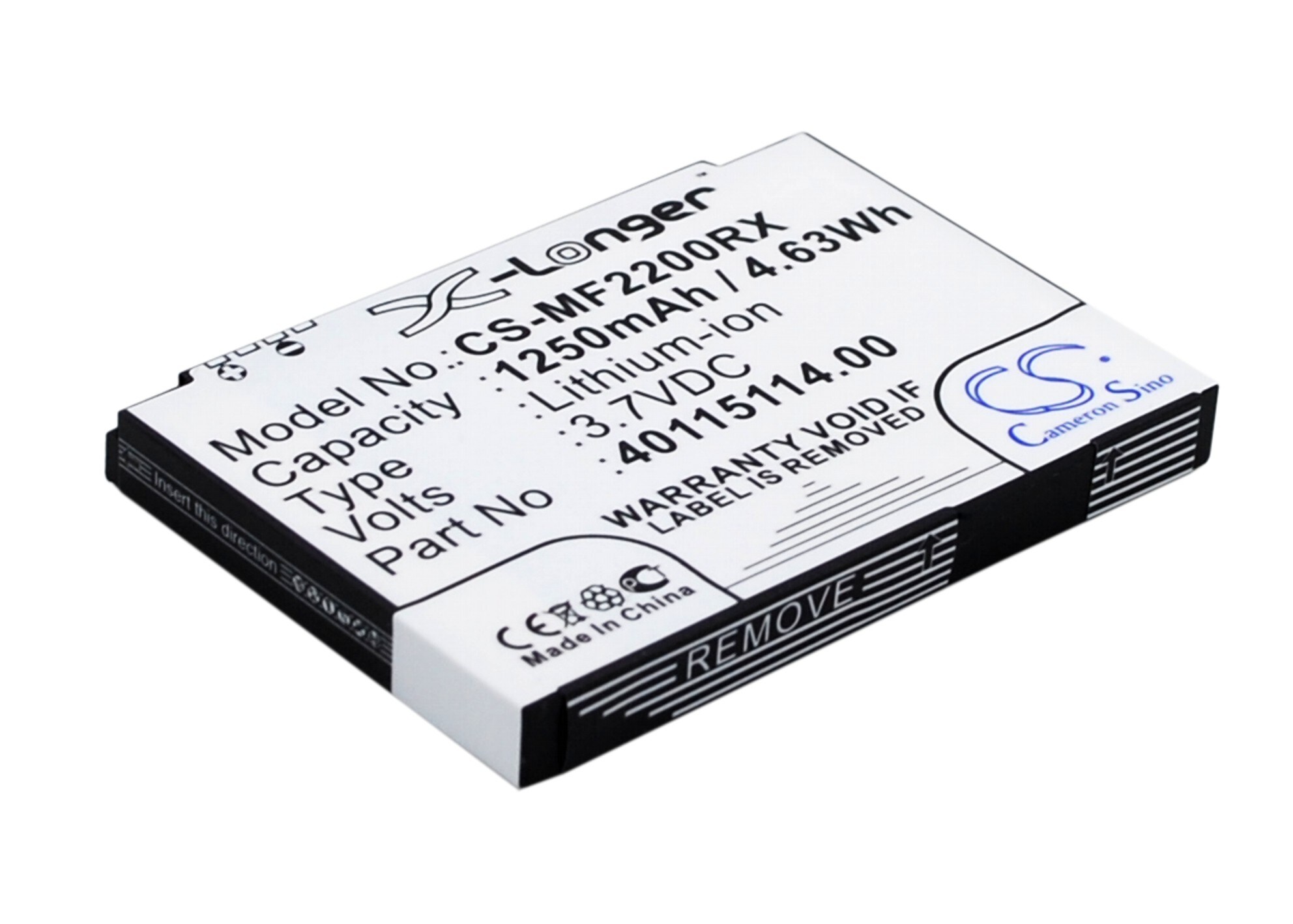 Batteri for hotspot for Novatel Wireless MiFi2200