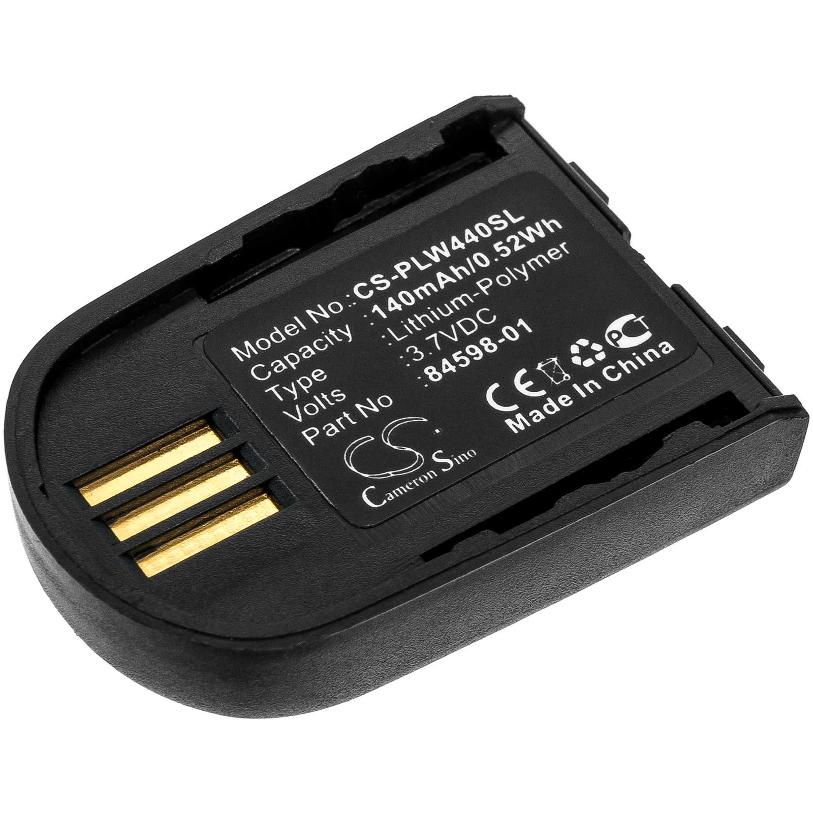 Batteri til trådløst hodesett for Microsoft Office Communicator 2007, Lync 2010