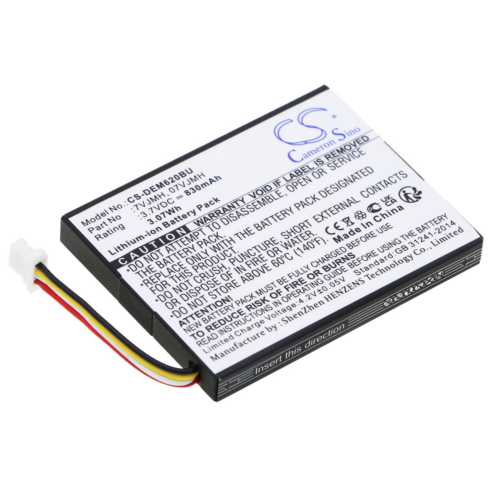 Batteri for RAID-kontroller for DELL PowerEdge M620, PowerEdge R320, PowerEdge R420 og andre.