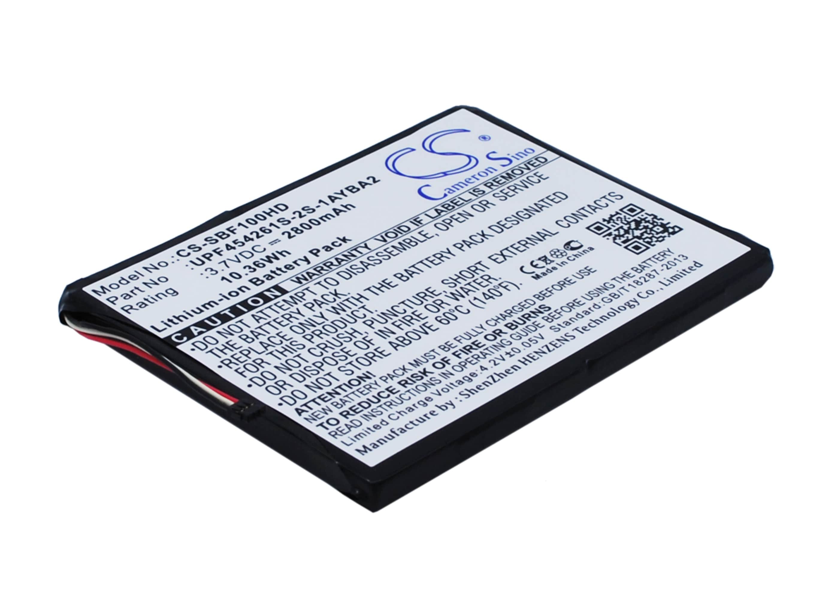 Batteri for lagring for Seagate Wireless Plus Teardown, STCK1000100, STCV2000100 og andre.