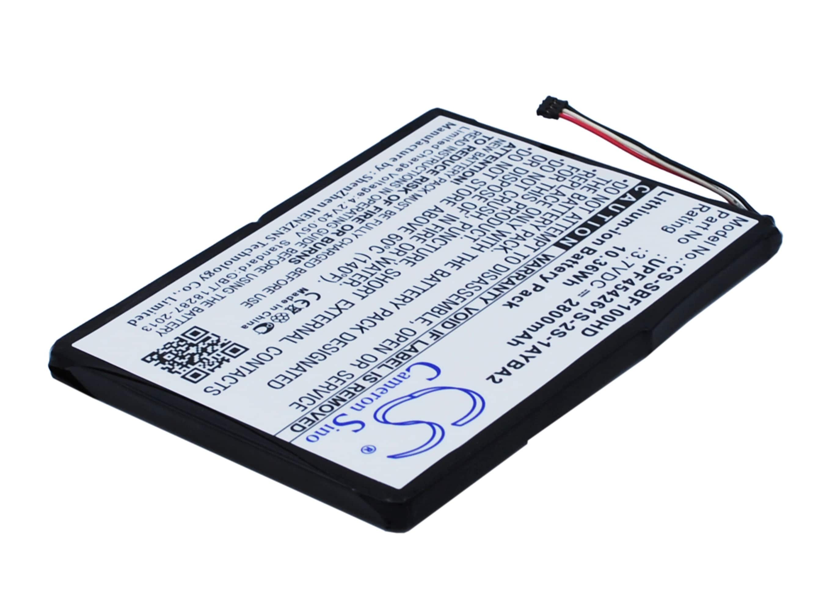 Batteri for lagring for Seagate Wireless Plus Teardown, STCK1000100, STCV2000100 og andre.