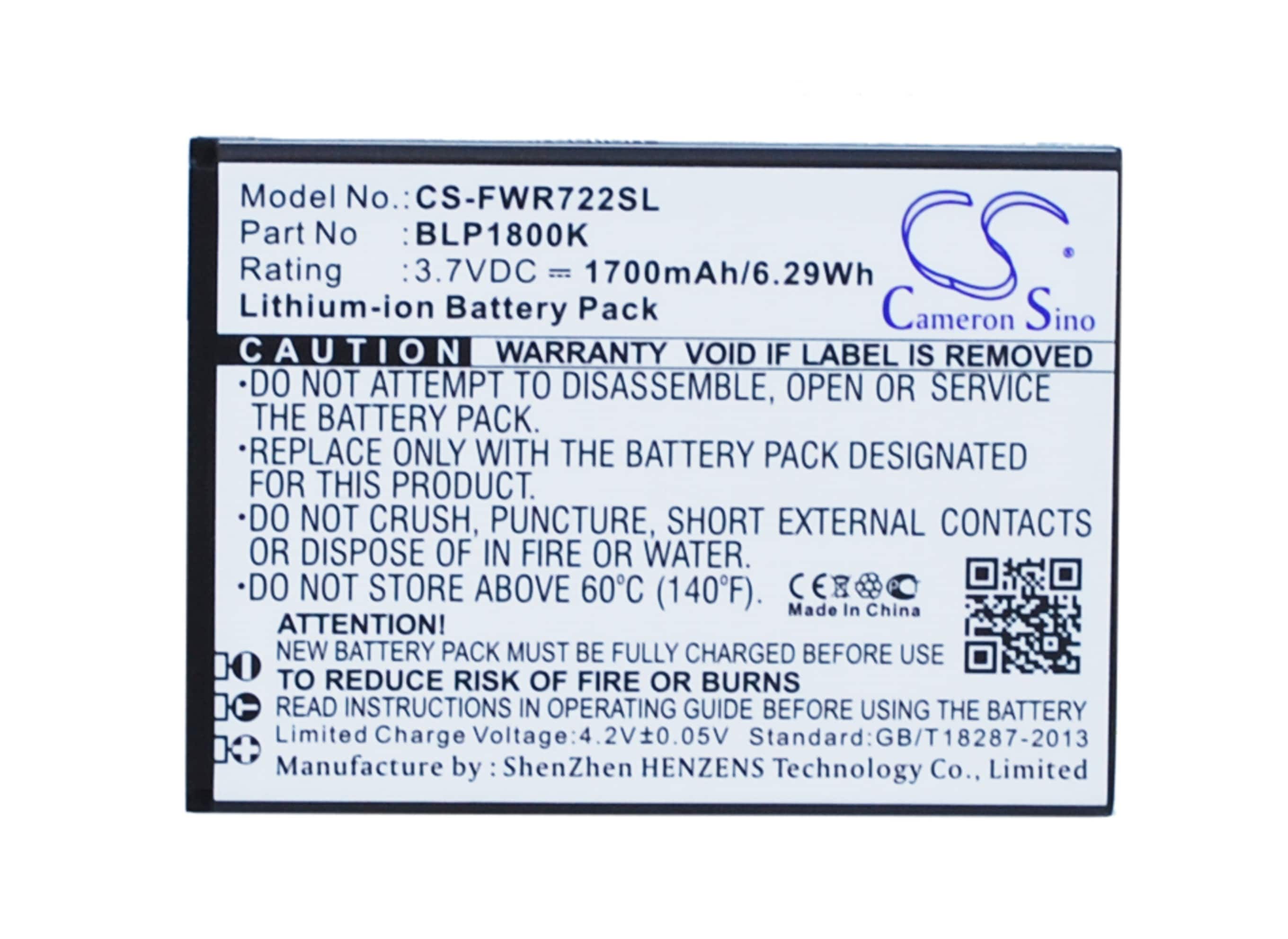 Batteri for hotspot for Franklin Wireless R722, R774, R775